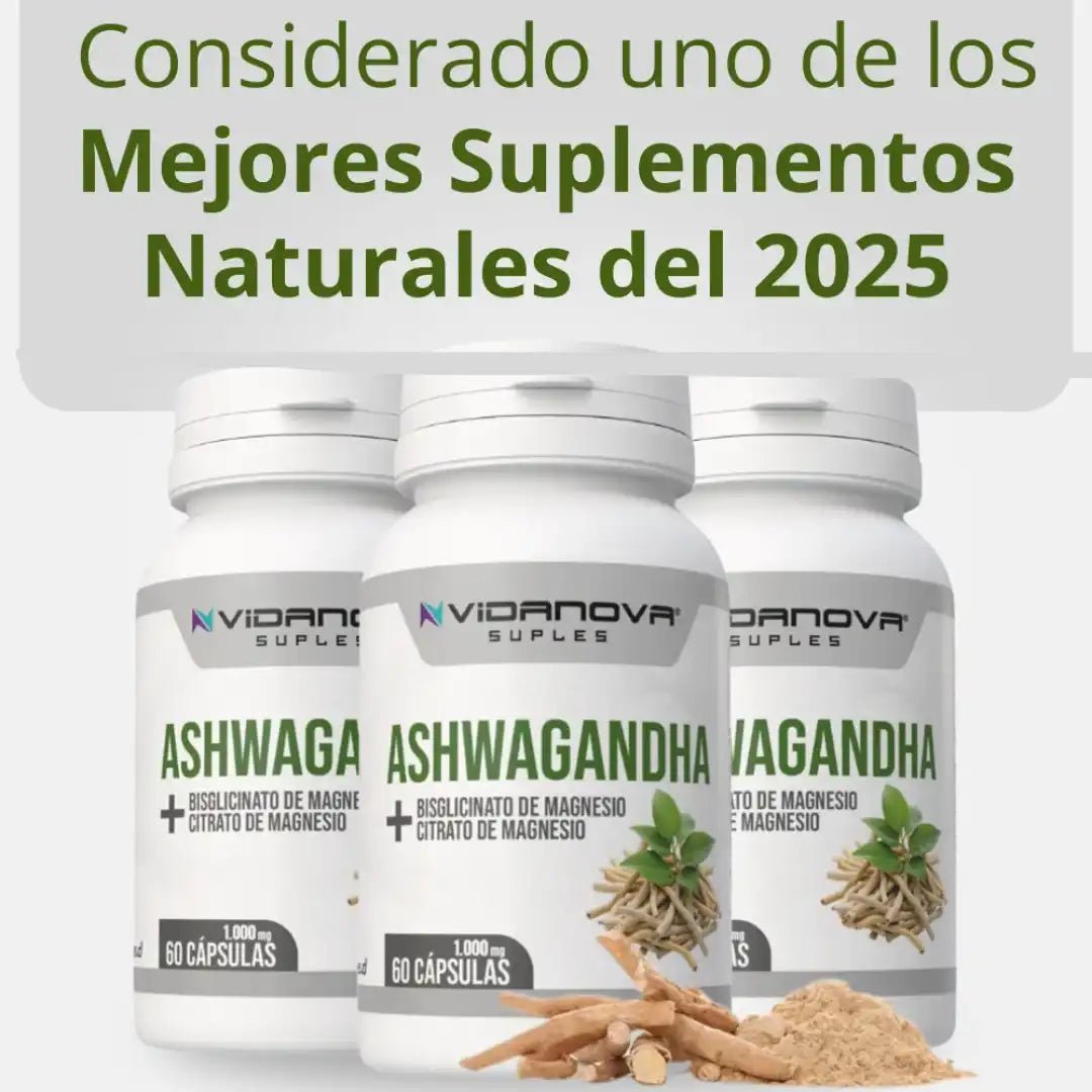 ASHWAGANDHA + MAGNESIO 1000mg 60 CAPS - kira.cl