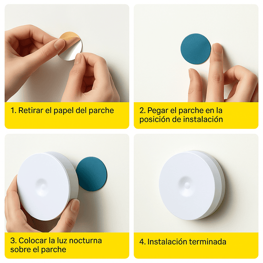 PACK 5 Luces LED con sensor de movimiento