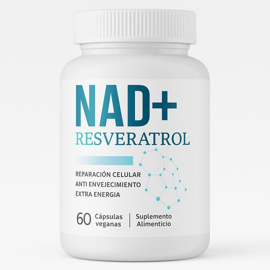 Nad + Resveratrol Antioxidante 60 Caps - kira.cl