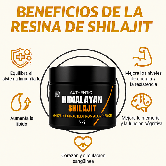 🌋 ¡Recupera tu Energía, Deseo y Potencia Natural! Shilajit del Himalaya | 80g | 100% Natural - kira.cl