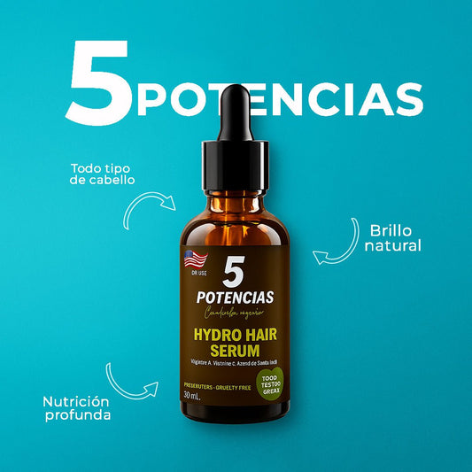 SERUM 5 POTENCIAS ANTI CAIDA CABELLO - kira.cl