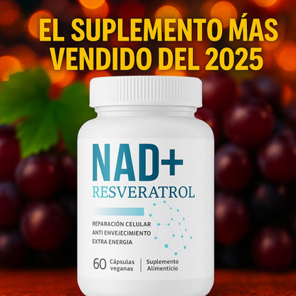Nad + Resveratrol Antioxidante 60 Caps