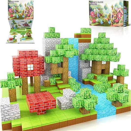 BLOCKCRAFT - BLOQUES MANGNETICOS PREMIUM 75 PIEZAS - kira.cl