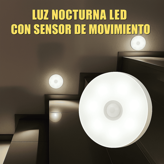 PACK 5 Luces LED con sensor de movimiento